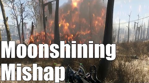 Fallout 4 - Random Encounter - Moonshiner Blows Himself Up (W/ Location)
