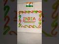 Indian colour for border page per #independenceday #easy #art #new creativity #indiaday #indianflag