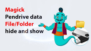 How to Pendrive data hide and show