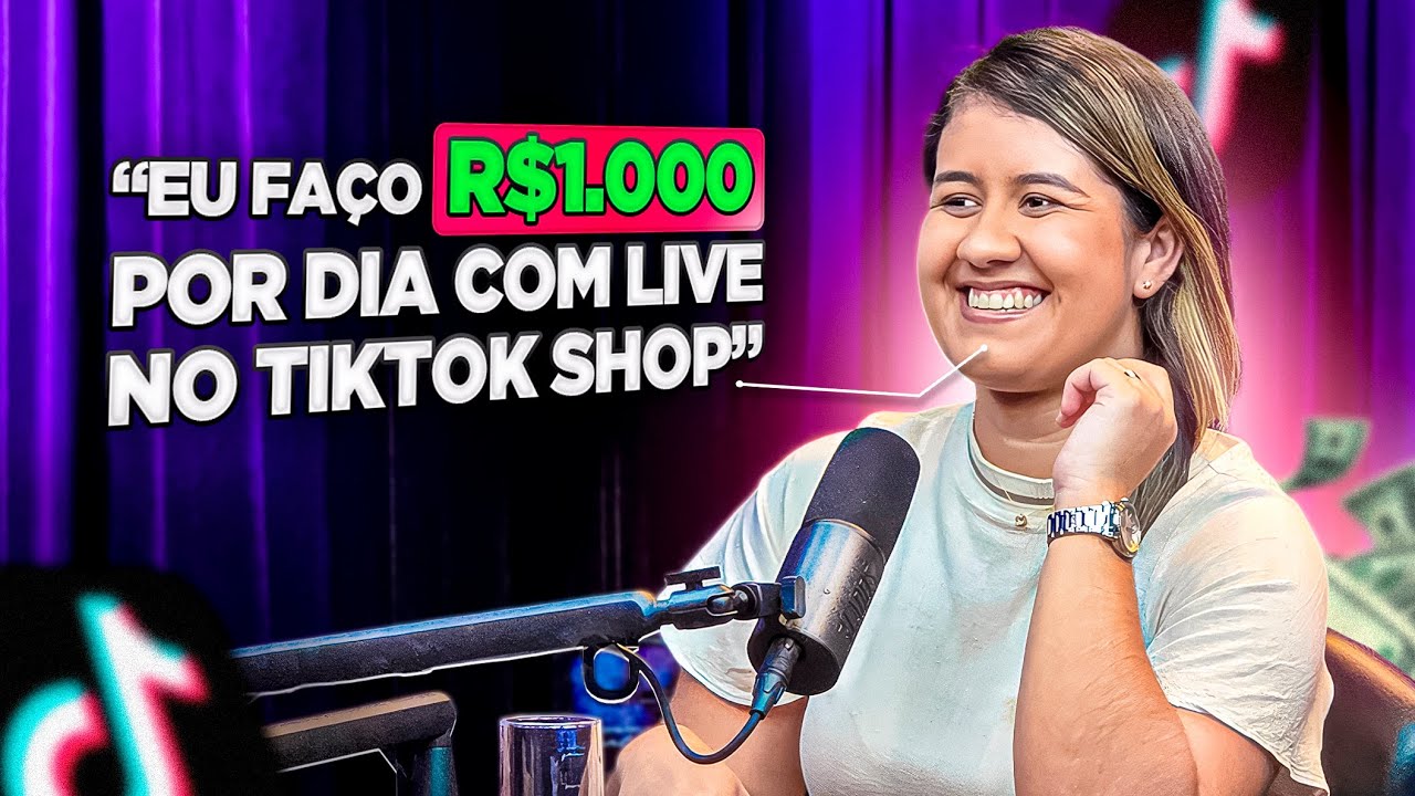 Ela Faz R$ 1.000 por dia com Live no Tiktok Shop (REVELA TUDO)
