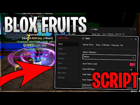 🔥UPDATED] Blox Fruits Script / Hack, Fastest Auto Farm + INSTANT Mastery