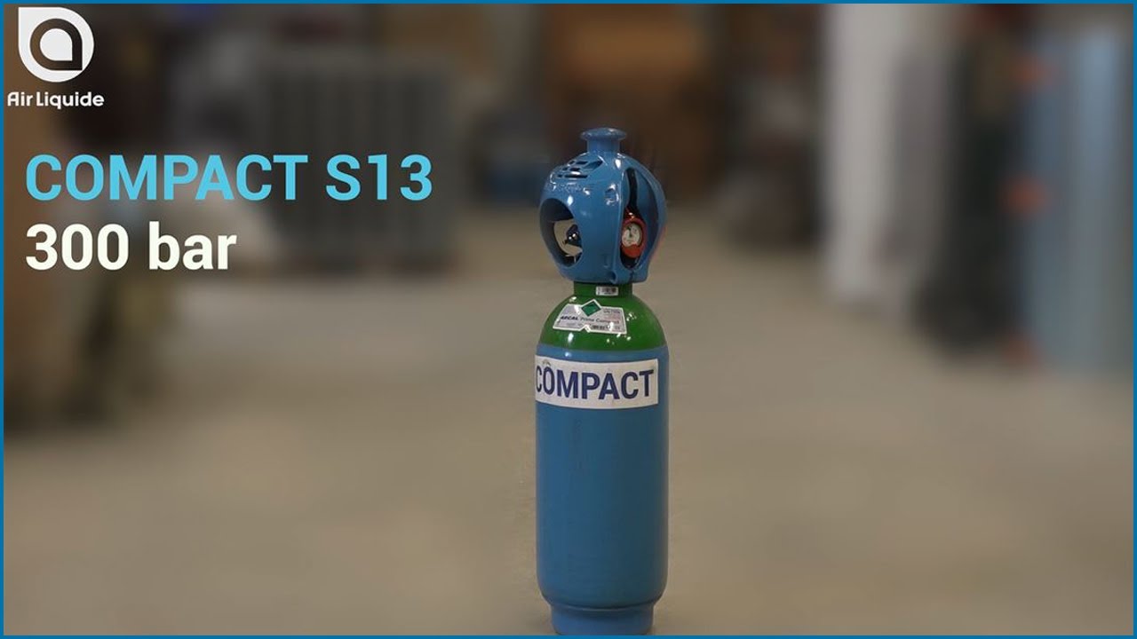 Compact S13: piccola bombola a 300 bar per le attività quotidiane di saldatura