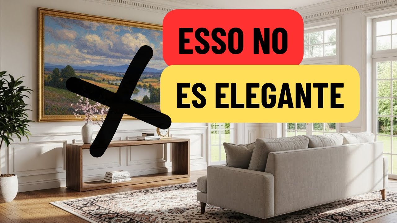 ▶  Crees que es elegante, pero no lo es — y eso afecta a tu hogar
