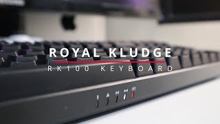 ROYAL KLUDGE RK100 MECHANICAL KEYBOARD BROWN SWITCH | SIZE COMPARISON WITH RK68