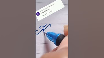 Krish name write in cursive writing #writing#cursive#Krish#improve#writing#short