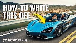How I Write-Off My Dream Car Pay 0 In Taxes