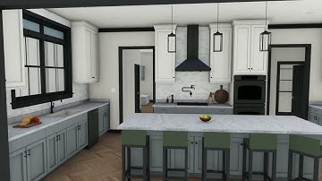 New Houseplan - Interior Walkthrough Video - 3D Rendering