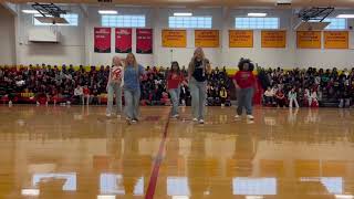 BHS Dance Team at 2025 Spring Pep Rally 2