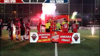 Şampi̇yon Takim Ankara Öncü Spor 3 7 Aksu Turi̇zm Fi̇nal Karşilaşmasi