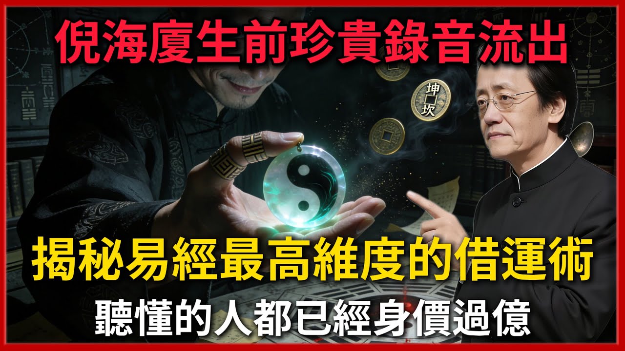 倪海廈生前珍貴錄音流出，揭秘易經最高維度的“借運術”，聽懂的人都已經身價過億！#倪海廈 #易經 #天纪 #命理