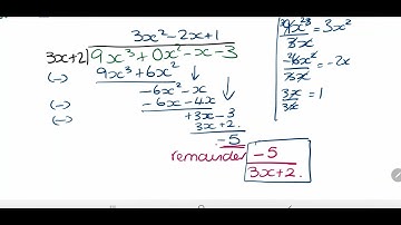 Polynomial long division with a non zero remainder