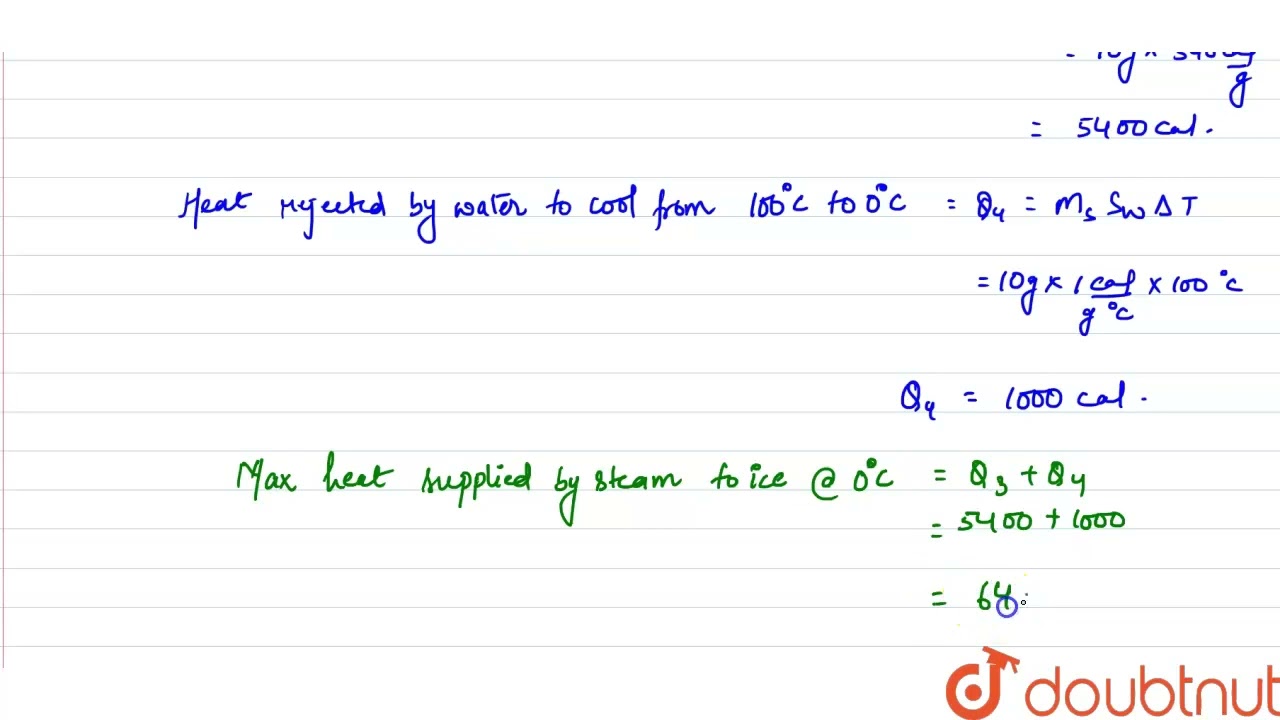 100 г льда при температуре 0°C смешивают с 10 г пара при температуре 100°C. Найдите конечную темп...