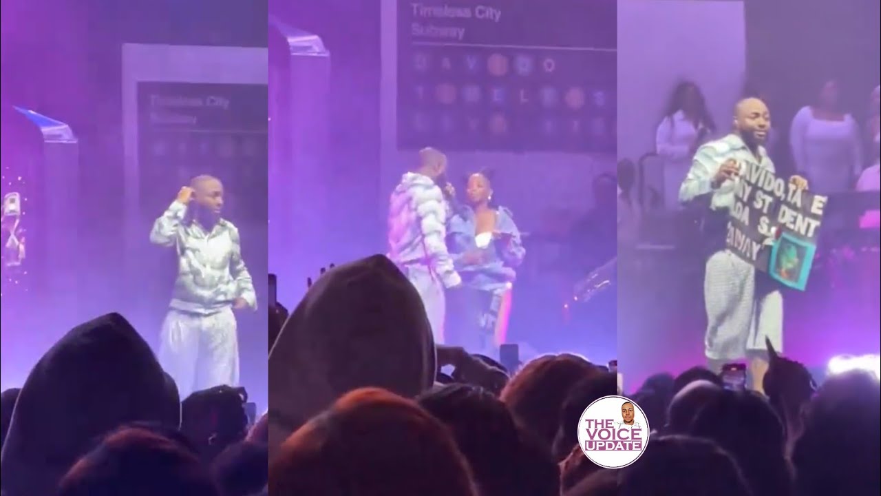 Davido Shutdown Madison Square Garden as he Gift Fan $50,000 for School fees During Live Performance