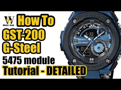 GST G Shock   module    tutorial on how to setup and use