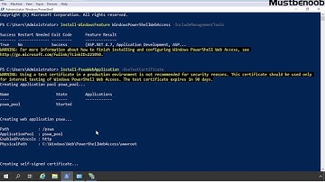 LAB GUIDE:24. Installing and Configuring PowerShell Web Access