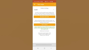Testing the swipe feature on Flexomatic