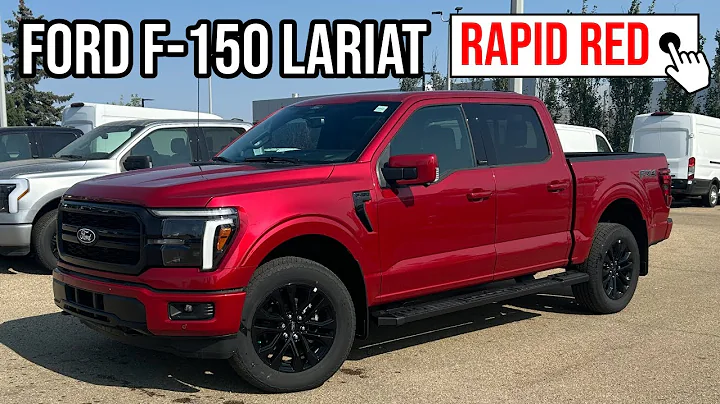 2026 FORD F150 LARIAT 502A SPORT IN RAPID RED METALLIC 4K WALKAROUND