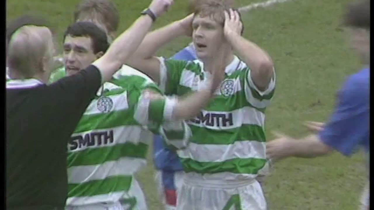 Celtic V Rangers* Paddys Day 1991 (4 Red Cards) - YouTube