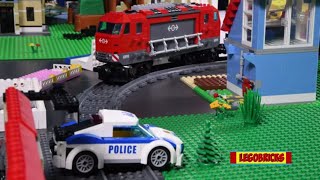 LEGO Train Obstacles and Robbery Fail story | ST025 | Stop motion | Brick film | Legobricks