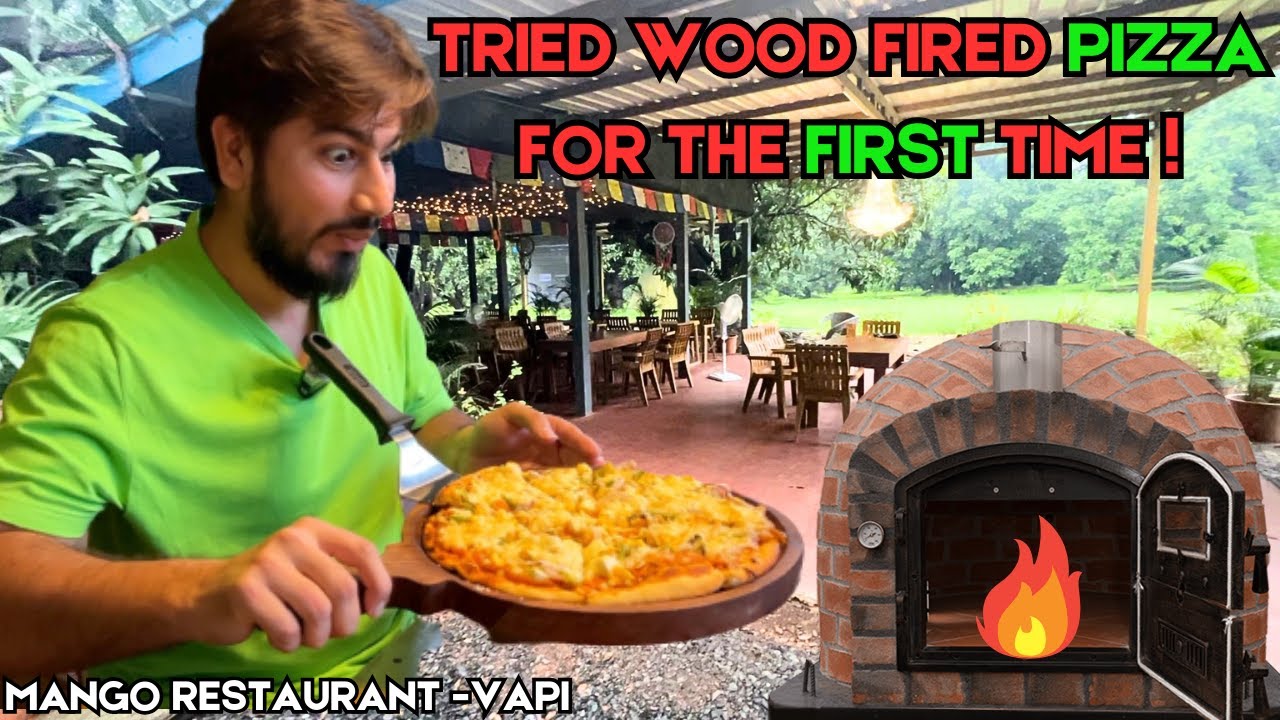 🍕Tried Wood Fired Pizza For The First Time | Mango Restaurant Vapi - Gujarat