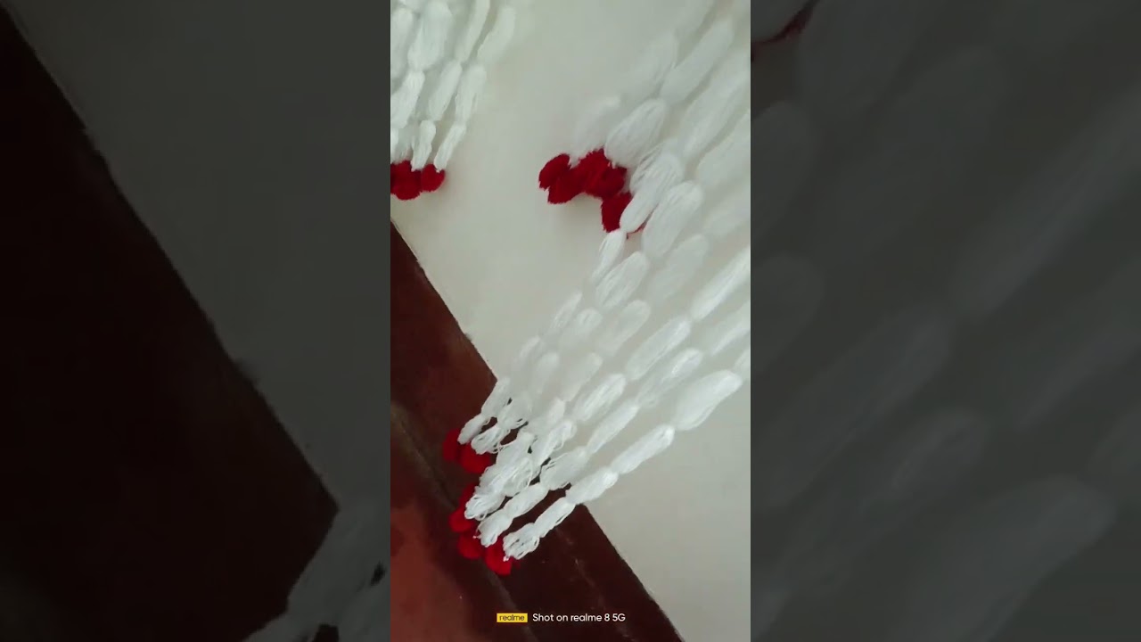 Amazing woolen toran design // Door hanging 🥰crochet Gate parda design 🏠