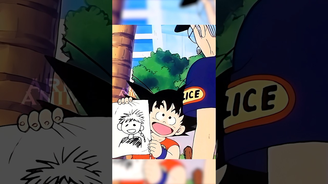 Goku Draws A Picture Of Bulma😂