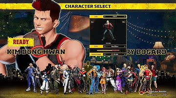 FATAL FURY: COTW Kim Dong Hwan 2 Bar 69% combo