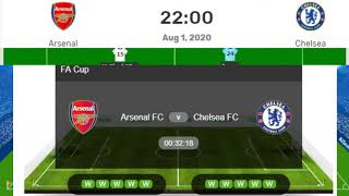 Chelsea fc vs arsenal fa cup final live this match will be played at
wembley stadium and start 1st august 2020. football association
chall...