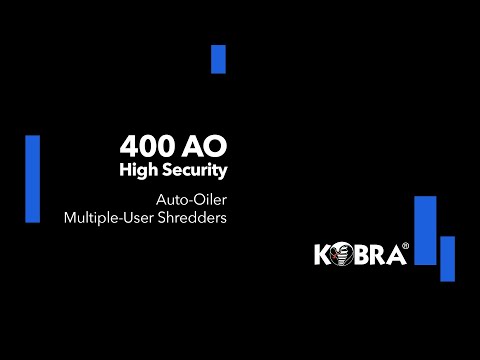 Kobra 400 Auto-Oiler High Security Shredder