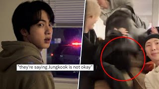 Police Investigates Jin After The Jungkook Flip Causes Head Injury? HYBE Talks BTS' Unclear Future!
