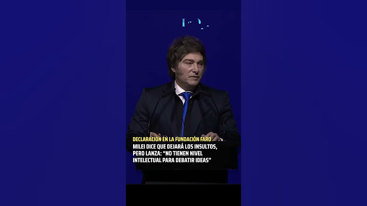 Javier Milei dejará los insultos: "Discuten las formas porque carecen de nivel intelectual"