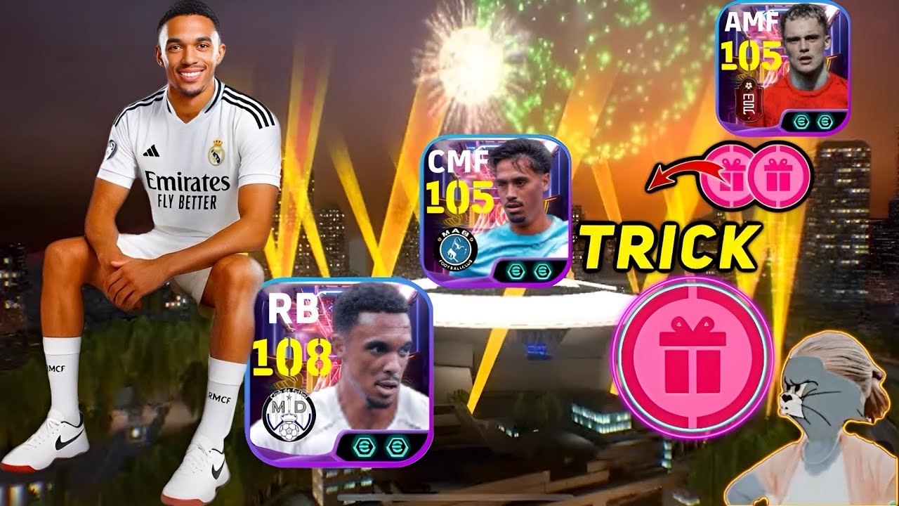 Trick To Get T. Alexander-Arnold Edged Crossing Showtime in eFootball 2025 Mobile 🔥