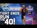 Tight Ends Run the 40-Yard Dash | 2019 NFL Scouting Combine Highlights