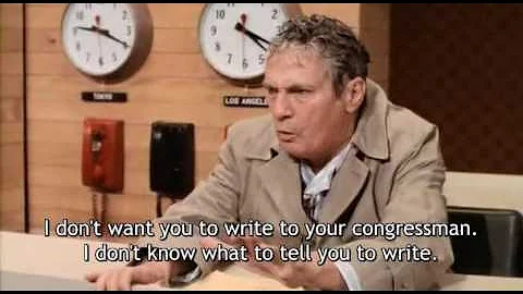 Network 1976 -  I'm Mad As Hell and I'm Not Gonna Take This Anymore!