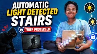 Automatic Staircase Lights with Arduino &amp; IR Sensor | No Switch Needed | DIY Automatic Stair Lights