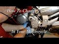 How to change the oil on a motorcycle yamaha fjr 1300 es