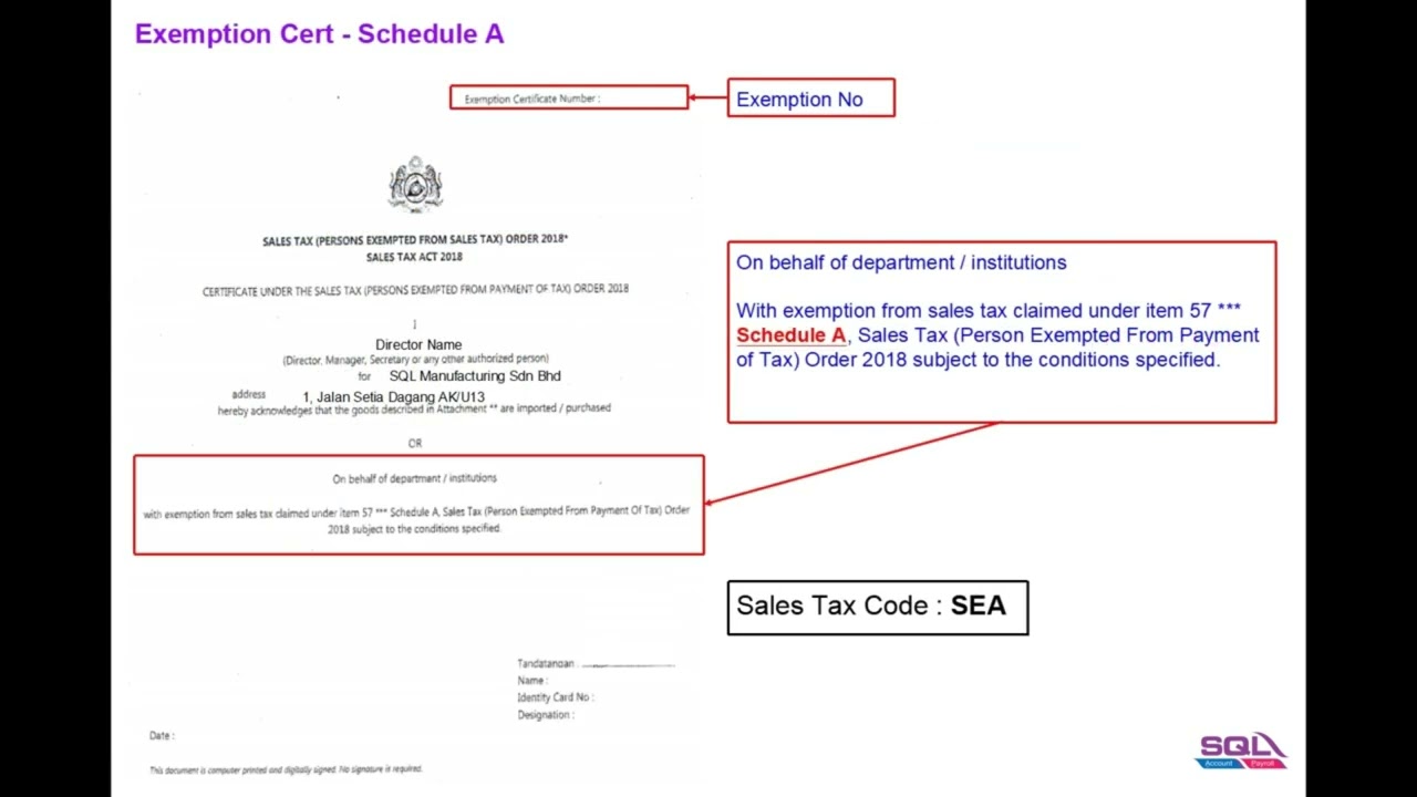 SST 02 Guide tax code mapping