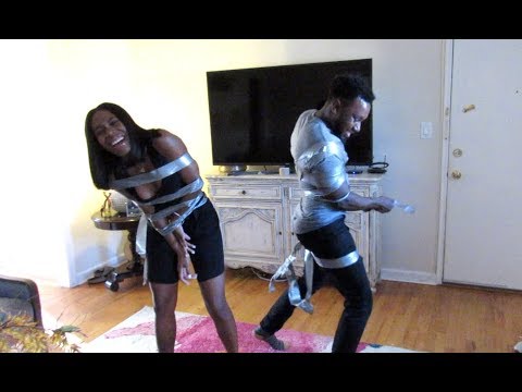 The duct tape escape challenge !!!!! 