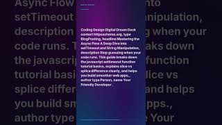 Information javascript settimeout function tutorial #Shorts Update