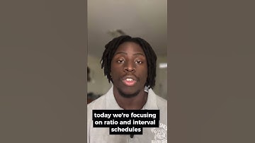 RBT Task list (2.0) Breakdown | Use contingencies of reinforcement [RATIO/INTERVAL SCHEDULES]