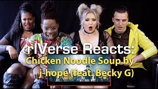 rIVerse Reacts: Chicken Noodle Soup by j-hope (feat. Becky G) - M/V Reaction screenshot 3