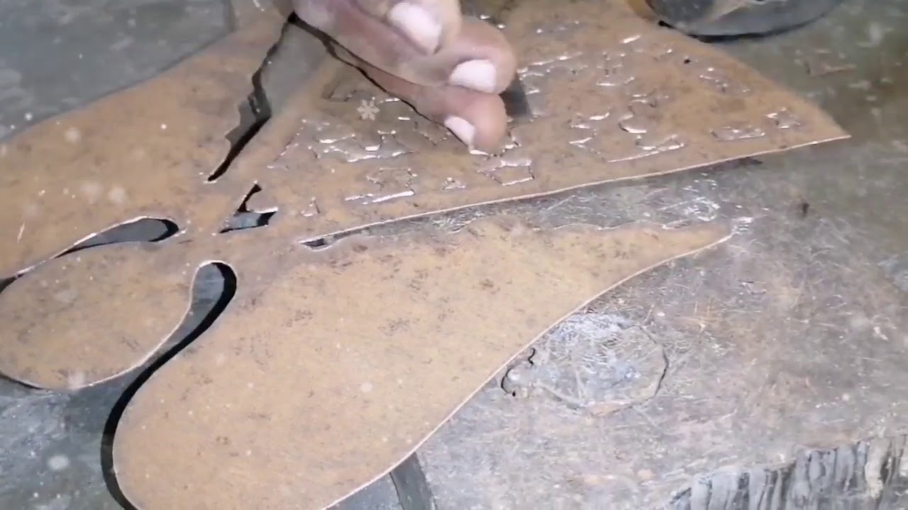 Convirtiendo una hoja lata en una obra de arte