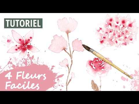 Vidéo: Comment Peindre Des Fleurs à L'aquarelle