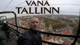 Вид на Таллин. Поднимаемся на башню церкви Олевисте.