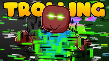 Trolling With The GLITCH Aura Account in Roblox Sol