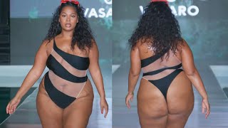 Slow Motion | 4K | Vasaro Swimwear Fashion Show | Miami Swim Week 2023 | Curvy Booty