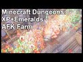 Minecraft Dungeons: XP+Emeralds AFK Farm