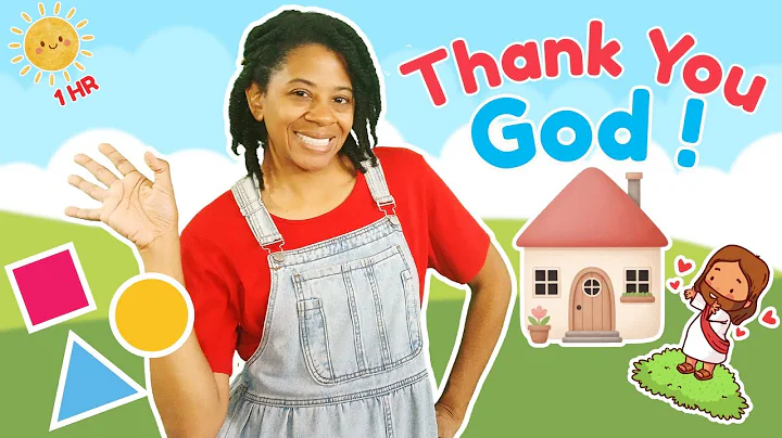 Being Thankful 🏠🌈| Sign Language, Spanish, Shapes | Christian Toddler Learning