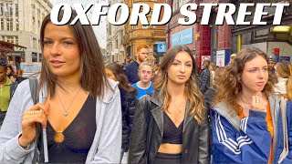 London Oxford Street - 16th October 2021| Central London Walk | London Street Walk [4K HDR]