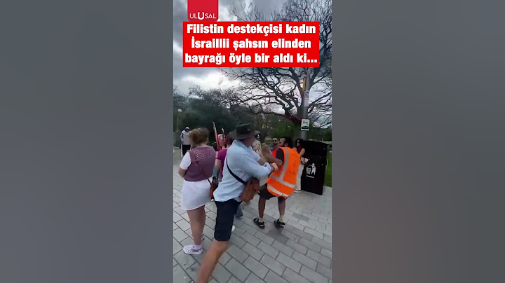 Filistin destekçisi kadın İsralli adamı şok etti! #shorts #filistin #israil #keşfet